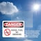 Signmission Diesel Fuel No Smoking with Graphic Danger Sign, Vinyl Decal, 10in W x 7in L, 2PK OS-2PACK-DS-D-710-L-19325 - alternate 3